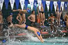 Swimming vs USCGA  Wheaton College Swimming & Diving vs US Coast Guard Academy. - Photo By: KEITH NORDSTROM : Wheaton, Swimming, Diving